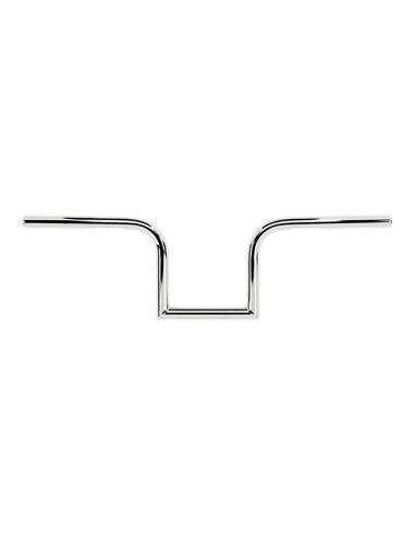 Handlebar Frisco 1'' high 7'', 72 cm wide, Chromed, with dimples