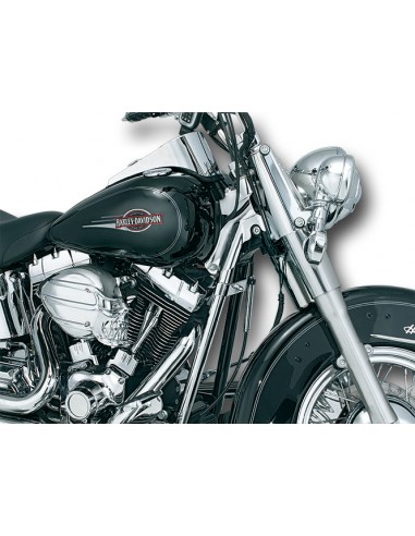 Front frame tube covers Kuryakyn for Softail 07-16