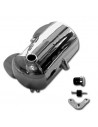 Softail round rounded side oil tank - side cap