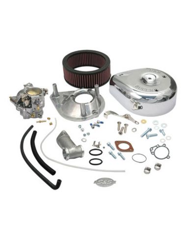 S&S Super E carburetor - complete kit for Panhead and Knucklehead models from 36 to 65 with suction oil seal O-ring