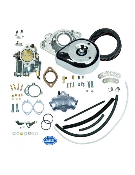 Carburatore S&S Super G - kit completo per FXR, Dyna, Softail e Touring dal 1993 al 1999 (eccetto a iniezione)