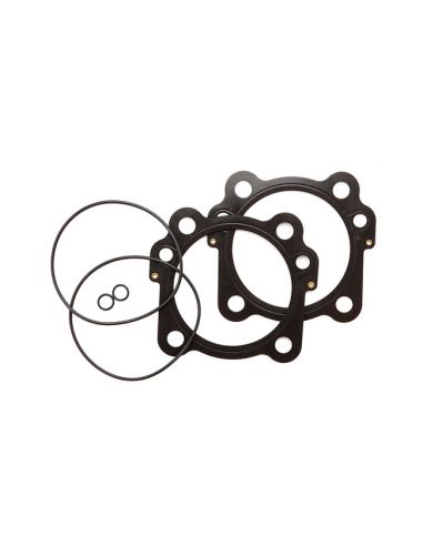Kit gaskets metal heads and oring cylinder base and cylinder heads For Dyna, Softail and Touring Twin Cam from 1999 to 2017 ref 