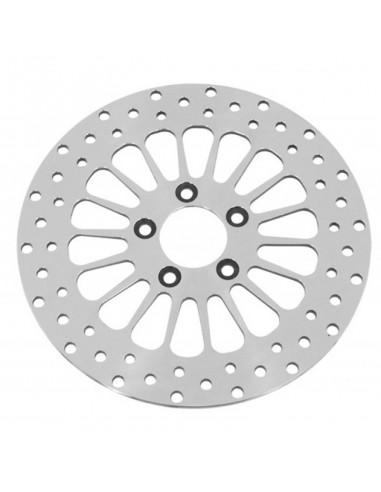 Front brake disc diameter 11.5" KING SPOKE Polished For FX from 1985 to 1994