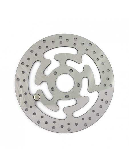 Front brake disc diameter 11.8" left glossy for Touring from 2008 to 2020 ref OEM 41809-08