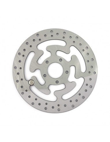 Front brake disc diameter 11.8" left glossy for Touring from 2008 to 2020 ref OEM 41809-08