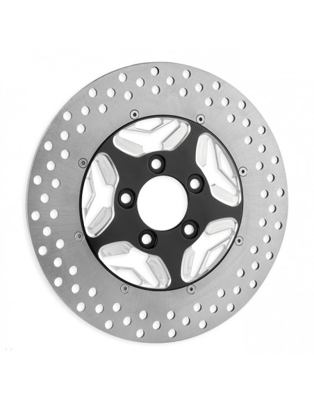 Front Brake Disc Diameter 11.5" Speed Star - black for Touring from 2000 to 2007