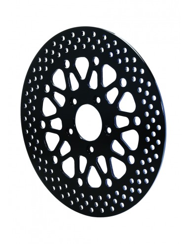 Front brake disc Diameter 11.5" black Wilwood for Dyna from 2000 to 2005