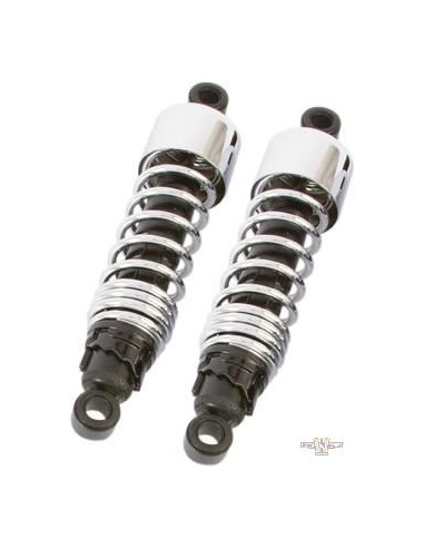 Shock absorbers 10,5'' chrome Burly Slammer for Touring from 1986 to 2019