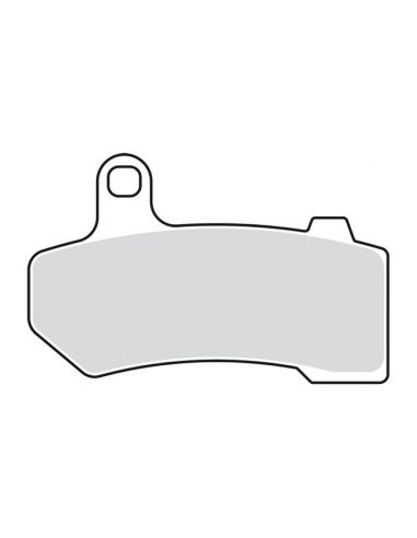 Organic back pads for VROD from 2006 to 2017 ref OEM 42850-06B