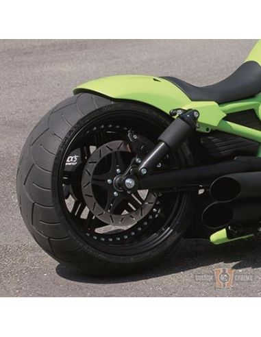 Rear fender Rick s Race Short for v-rod from 2007 to 2017 with 240 rubber