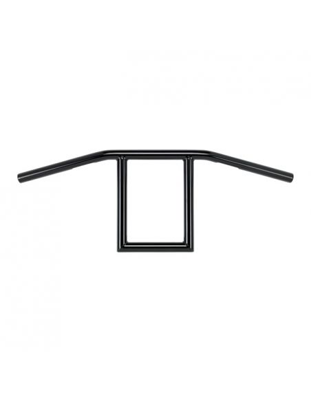 Handlebar Window 1'' high 9'', 68,5cm wide, Black, with dimples