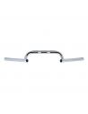Clubman handlebar 1'' high 5'', 70 cm wide, Chrome without dimples