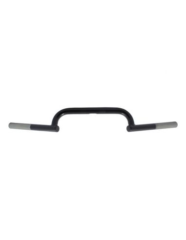 Clubman handlebar 1'' high 5'', 70 cm wide, Black without dimples