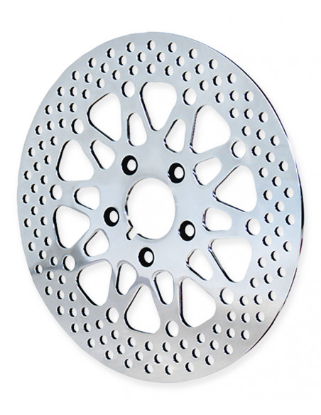 Rear brake disc Diameter 11.5" satin Wilwood for Dyna from 1991 to 1999
