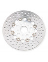 Rear brake disc Diameter 11.5" floating Russel satin for Dyna from 2000 to 2017 (except FXDLS)
