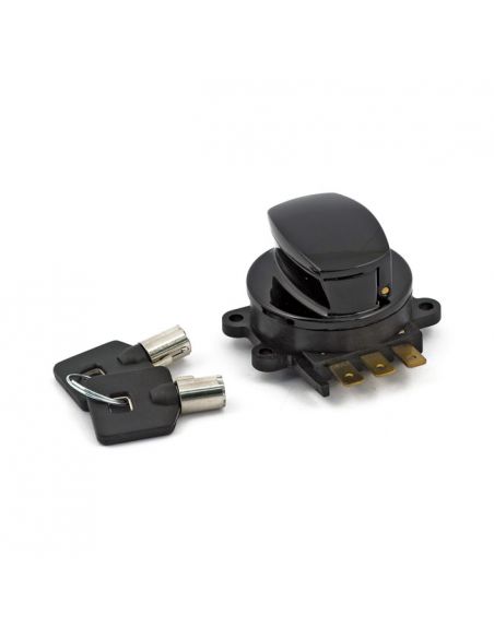 Black ignition key lock For Dyna Wide glide FXDWG from 1993 to 2011 ref OEM 71501-93 and 71313-96A