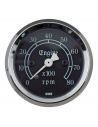 48 mm chrome-plated electronic MMB Classic tachometer with light