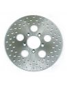 Front brake disc Diameter 10" satin stainless steel ventilated For Sportster from 1977 to 1983
