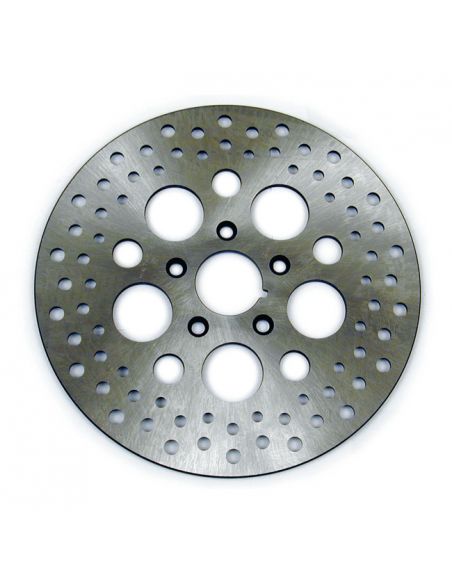 Front brake disc Diameter 11.5" satin stainless steel ventilated For Touring from 1986 to 1999 (ref. OEM 44136-84A)