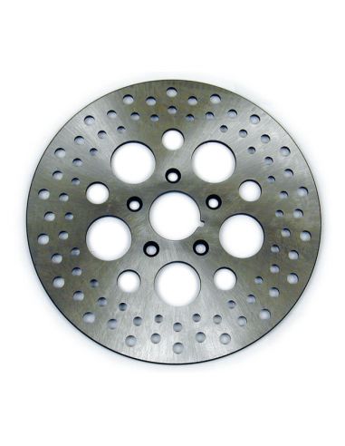 Front brake disc Diameter 11.5" satin stainless steel ventilated For Touring from 1986 to 1999 (ref. OEM 44136-84A)