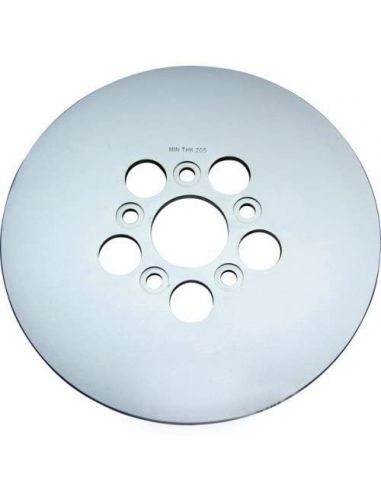 Rear brake disc Diameter 10" galvanized unventilated for FL shovel Rear from 1973 to 1980