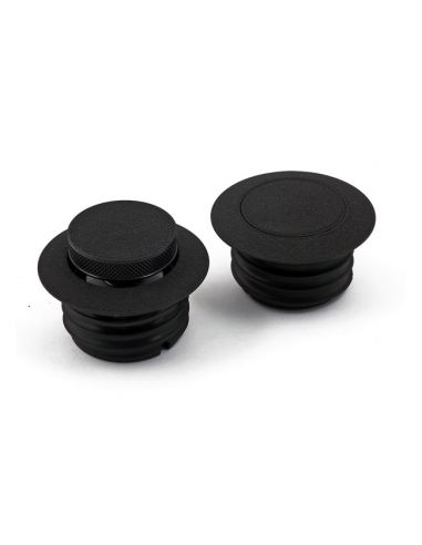 Black wrinkled Pop-up ventilated petrol cap