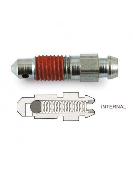 Automatic thread purge valve 1/4"-28