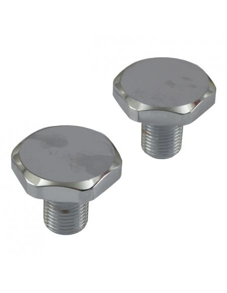 Chrome bolts for fork caps