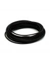 Black fabric electric cable