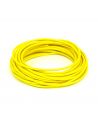 Yellow fabric electric cable