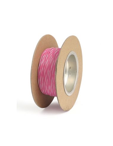 Electric cable plastic coating pink/white
