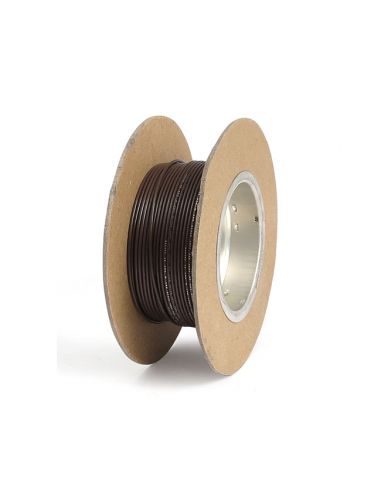 Electric cable brown plastic coating