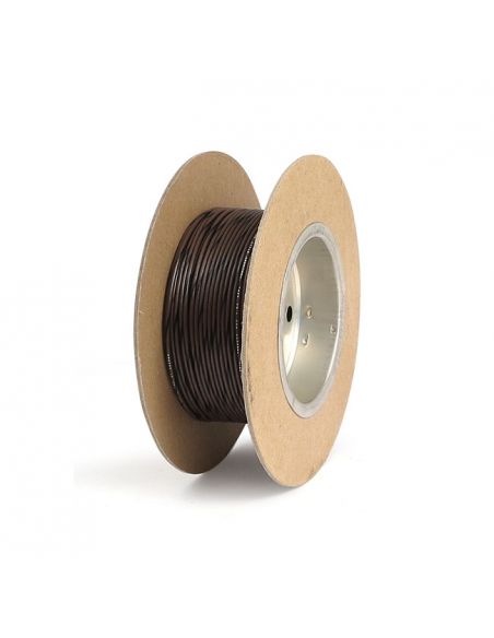Electric cable plastic coating brown/black
