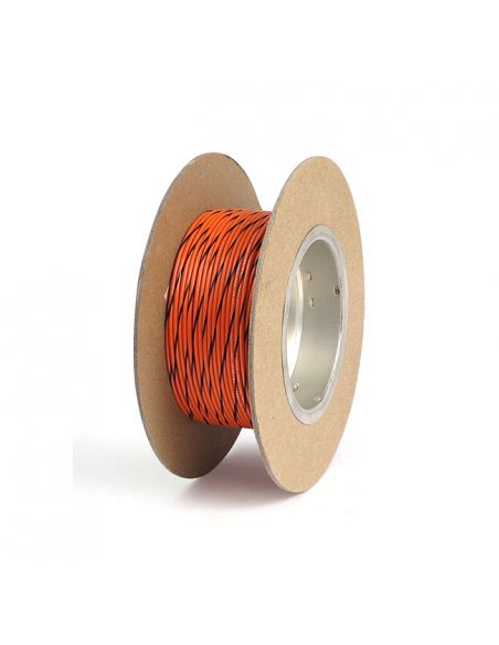 Electric cable pvc orange/black coating
