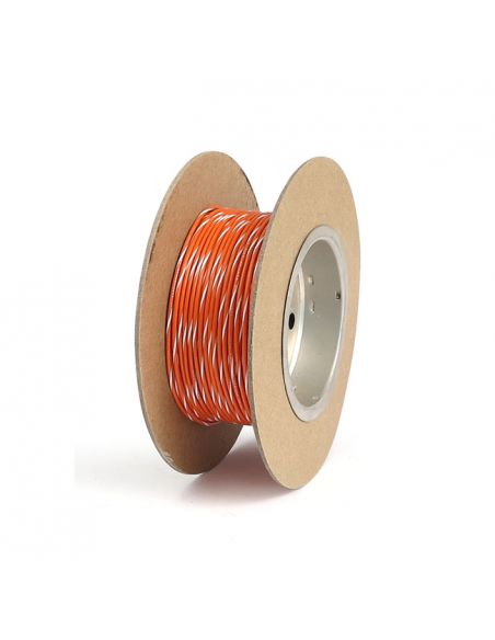 Electric cable pvc orange/white coating