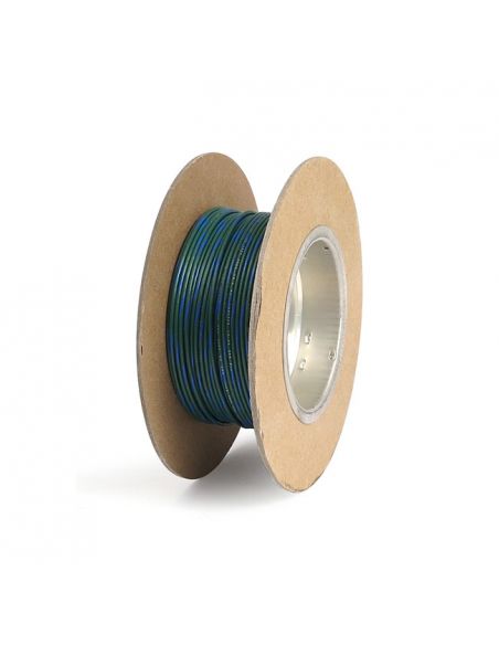 Electric cable coating pvc green/blue