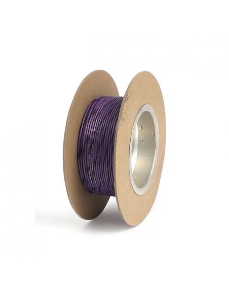Electrical cable pvc purple/black coating