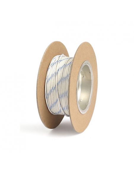 Electric cable coating pvc white/blue