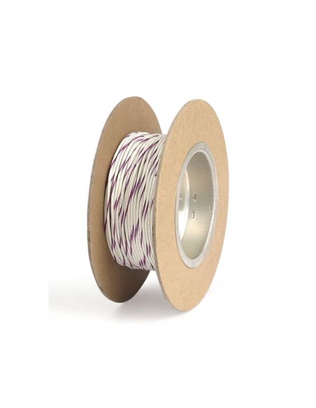 Electric cable coating pvc white/purple
