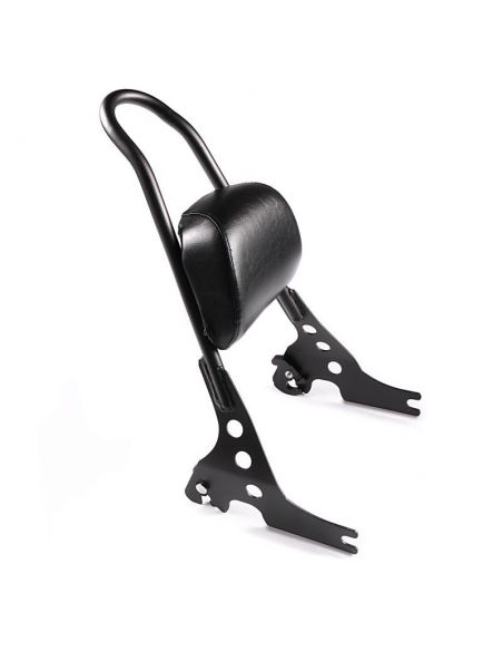 Black quick release backrest for Sportster from 2004 to 2020