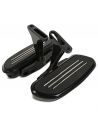 Black passenger footpegs with Touring mounts from 1993 to 2021