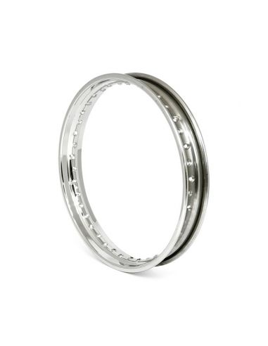 Rim 19x2.15 - 40 holes - polished stainless steel