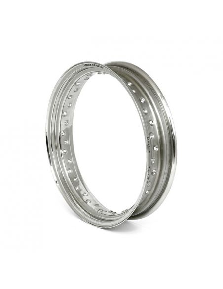Rim 21x3.50 - 80 holes - polished stainless steel