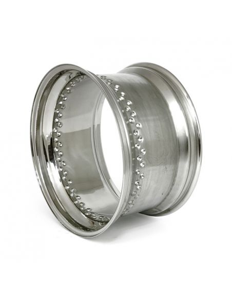 Rim 16x8.00 - 80 holes - polished stainless steel
