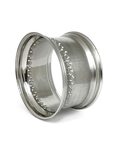 Rim 16x8.00 - 80 holes - polished stainless steel