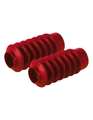 Soffietti rossi per forcelle 39 mm lunghi 16,5 cm