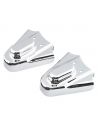 Chrome Phantom rear wheel pin covers for Softail from 1986 to 2007