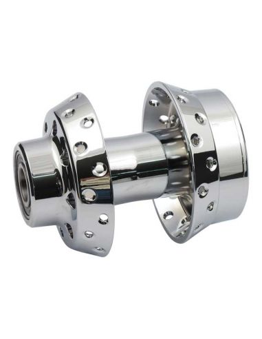 Front hub 40 holes Chrome single flange For Dyna FXDWG from 2006 to 2007
