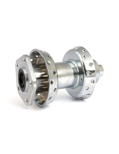 Front hub 40 holes Polished Single Flange For Softail FXST from 2000 to 2007