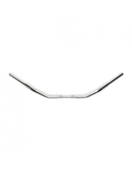 HandlebarChubby Knuckle 1-1/4" high 2" Wide 93cm Chrome, for Electronic Accelerator, pre-drilled,